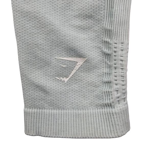 Teal Ombre Yoga Leggings Gymshark Womens Large Athletic Gym Pull On Stretch - Picture 8 of 13